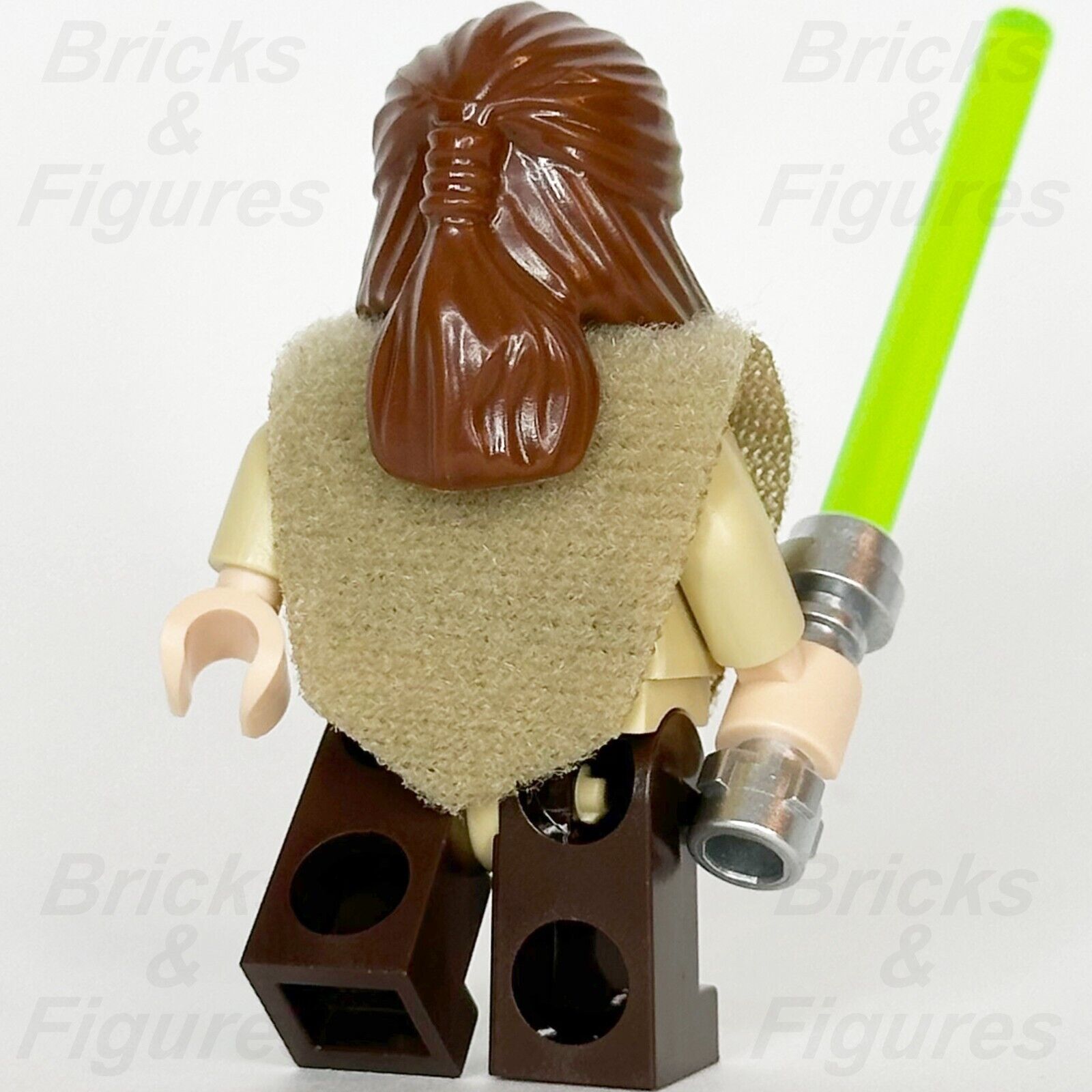 LEGO Star Wars Qui-Gon Jinn Minifigure Episode 1 Jedi Master 75383 sw1334 - Bricks & Figures