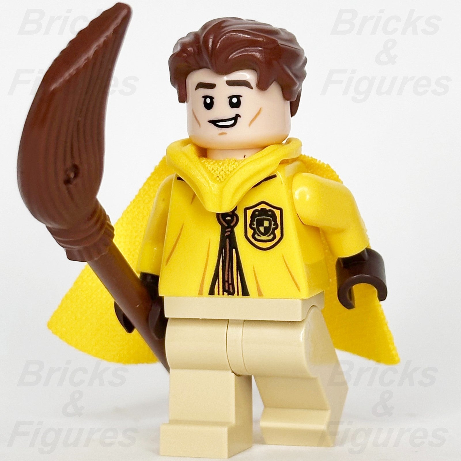 LEGO Harry Potter Cedric Diggory Minifigure Hufflepuff Quidditch Hood Cape 764160
