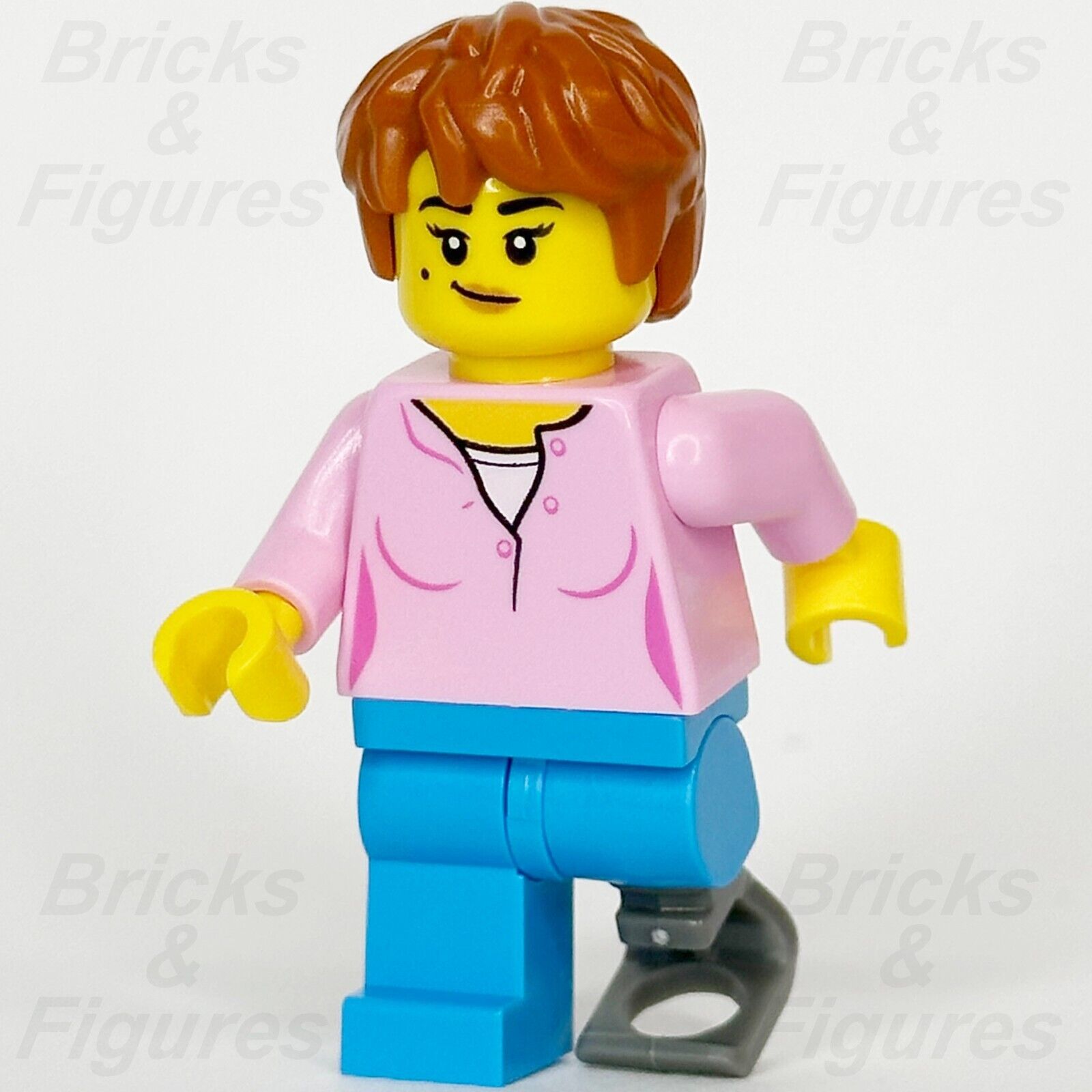 LEGO Creator Natural History Museum Visitor Minifigure w/ Prosthetic Leg 10326