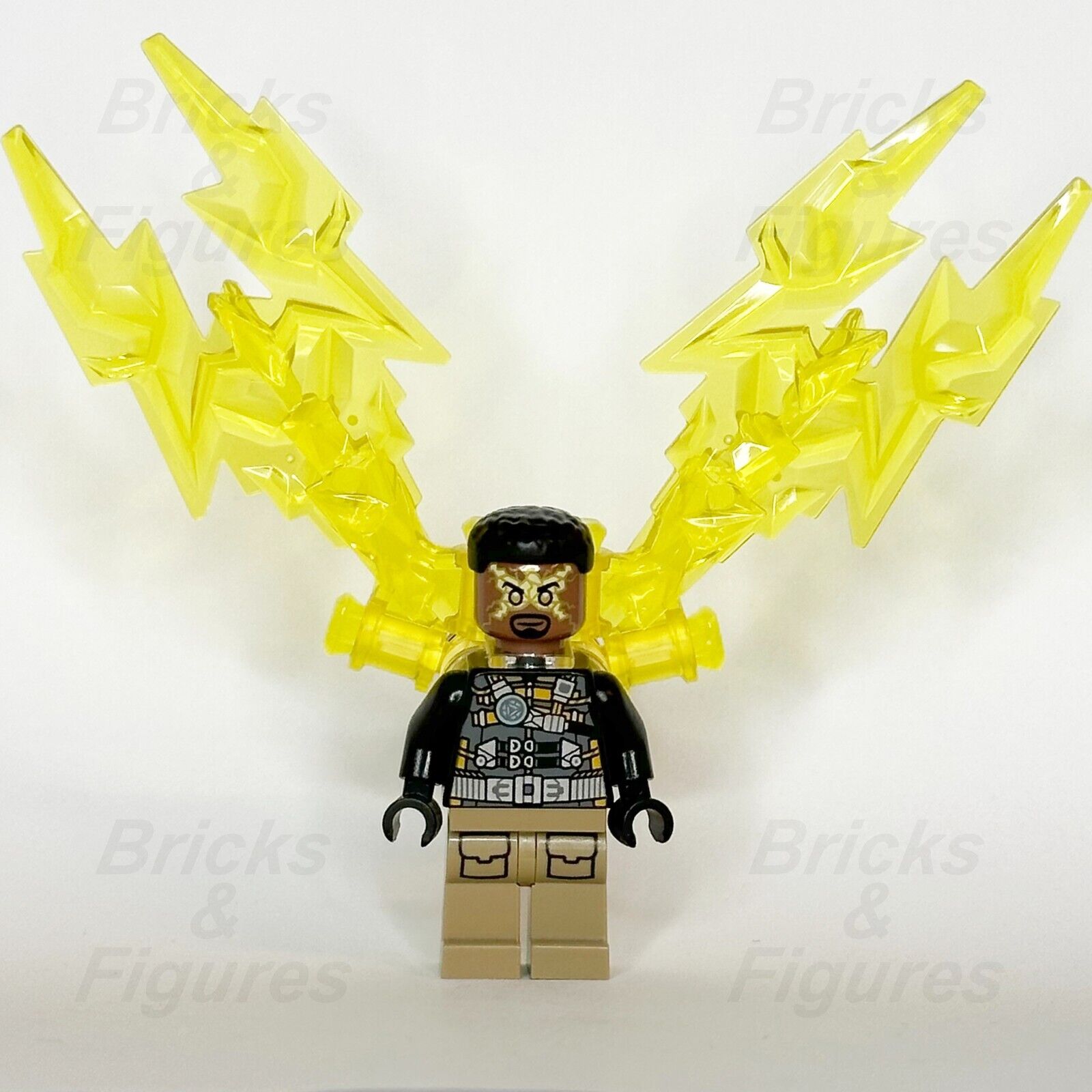 LEGO Super Heroes Electro Minifigure Spider-Man No Way Home Marvel 76261 sh891 - Bricks & Figures