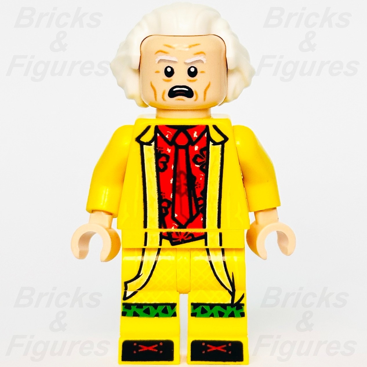 LEGO Doc Brown Minifigure Back to the Future Creator Expert 10300 btf002 Yellow1