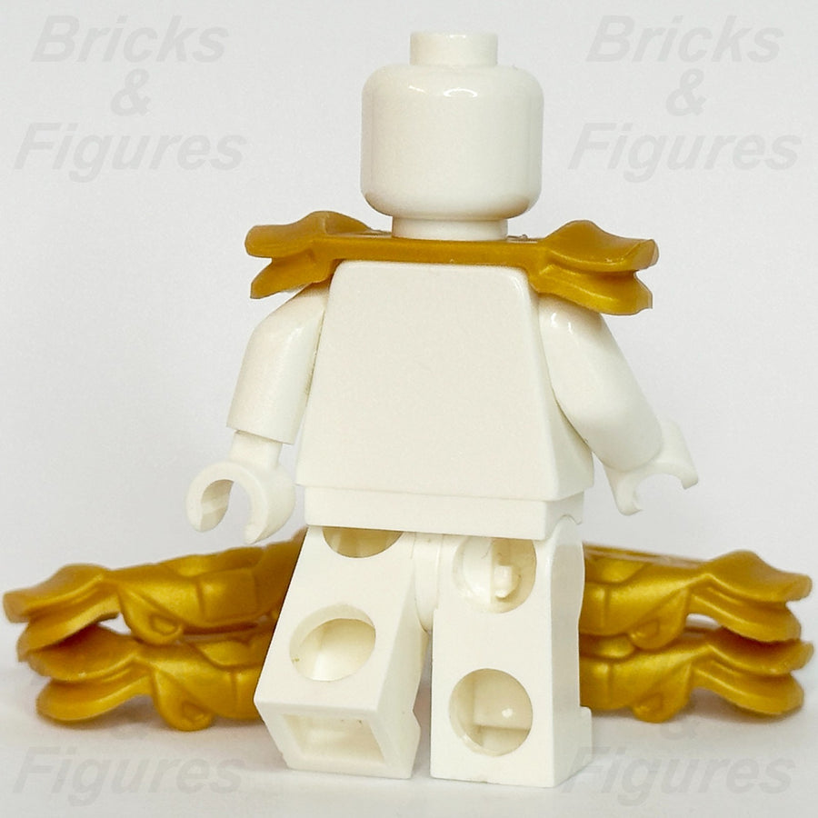 LEGO Ninjago Pearl Gold Shoulder Armour Minifigure Part Double Flaps 35635 x 52