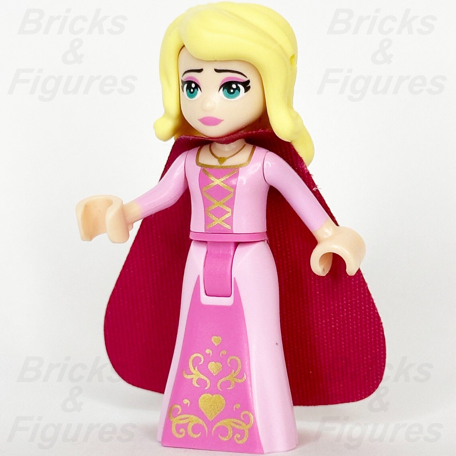The LEGO Movie 2 Susan Minifigure Pink Dress with Dark Pink Cape 70824 tlm114 - Bricks & Figures
