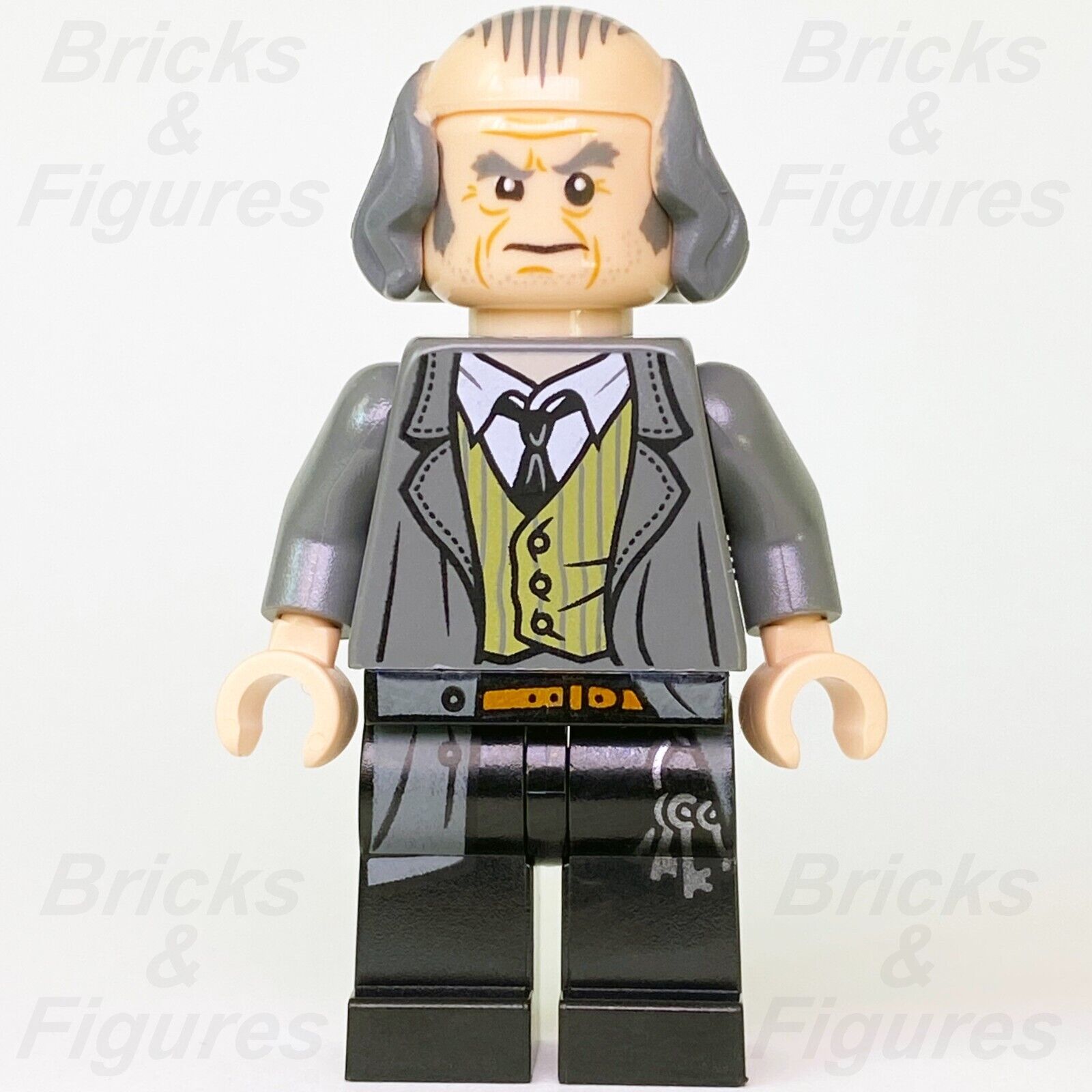 LEGO Harry Potter Argus Filch Minifigure Hogwarts Caretaker 75953 hp140 Minifig - Bricks & Figures