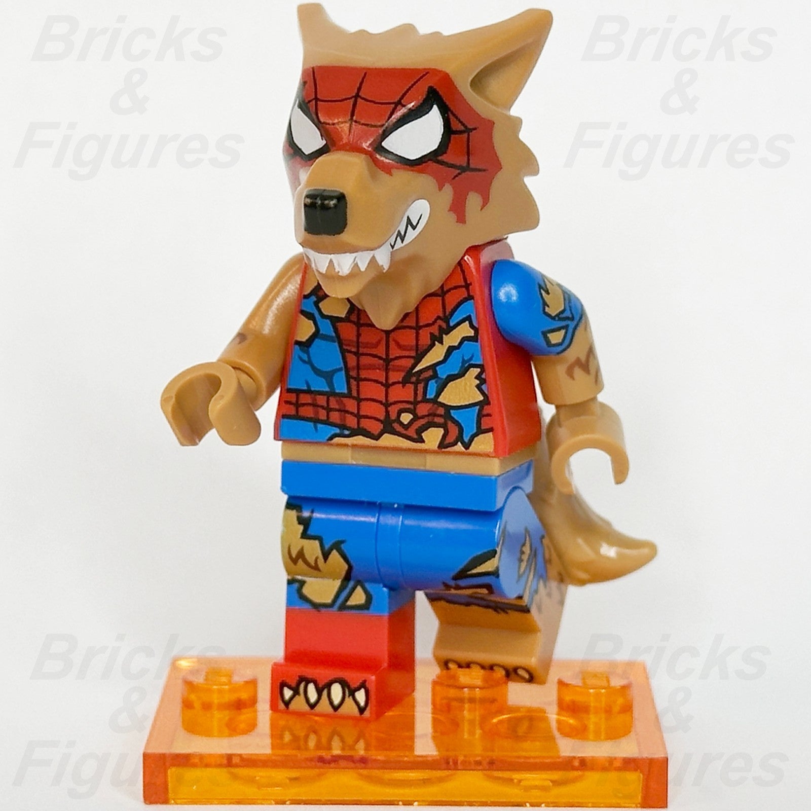 LEGO Super Heroes Werewolf SpiderMan Minifigure Marvel SpiderVerse 71050 #120