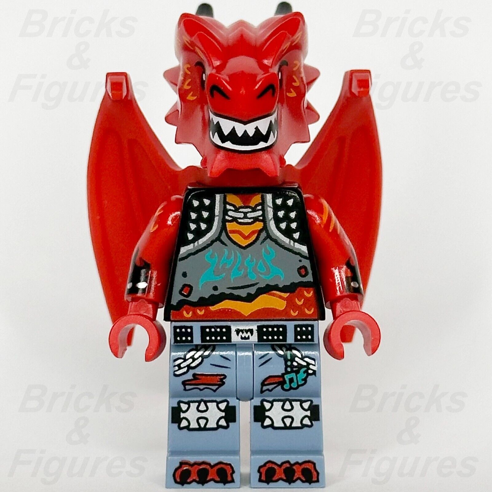 LEGO Vidiyo Metal Dragon Minifigure BeatBox Red Dragon Minifig 43109 vid019