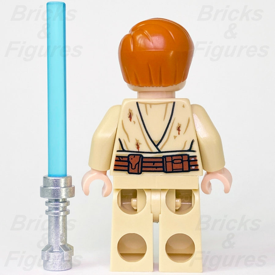 LEGO Star Wars ObiWan Kenobi Minifigure Dirt Stains Jedi Master 75269 Used2