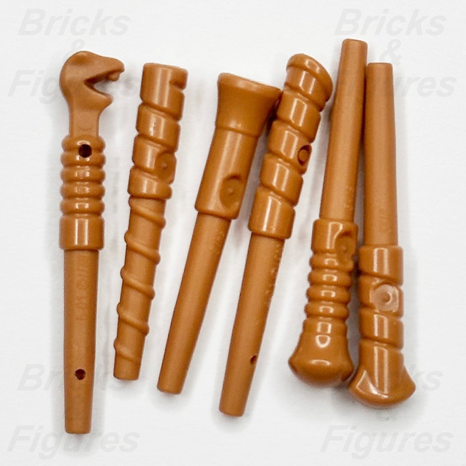 LEGO Harry Potter Wand Minifigure Weapon Part Medium Nougat Pack 5416 76439 x 60