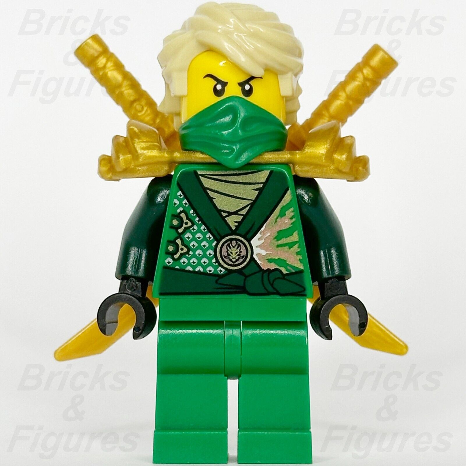 LEGO Ninjago Lloyd Minifigure Techno Robe Rebooted The Green Ninja 70722 njo087 - Bricks & Figures