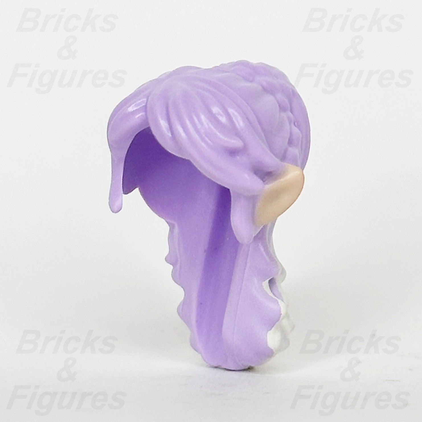 LEGO® Elves Ears Hair Minifigure Part Elf Long Braids Lavender White Tips 411800