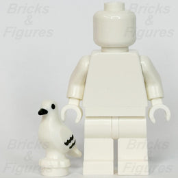 LEGO City Pigeon Animal Minifigure Part White Bird Black Eyes 910062 11371 71883
