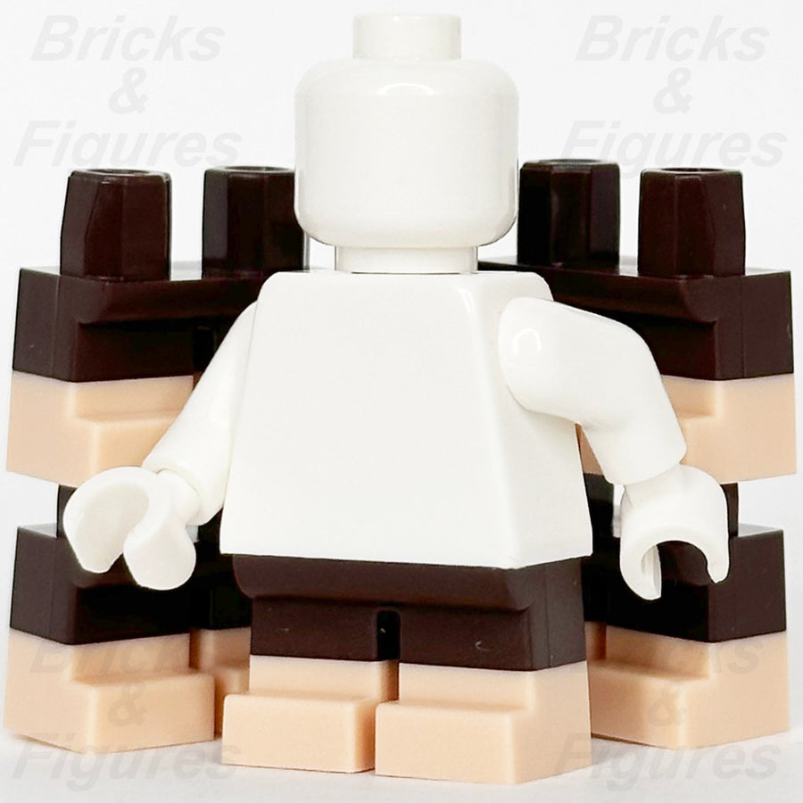 LEGO Dark Brown Short Legs Light Nougat Boots Minifigure Part Hips Hobbit x 52