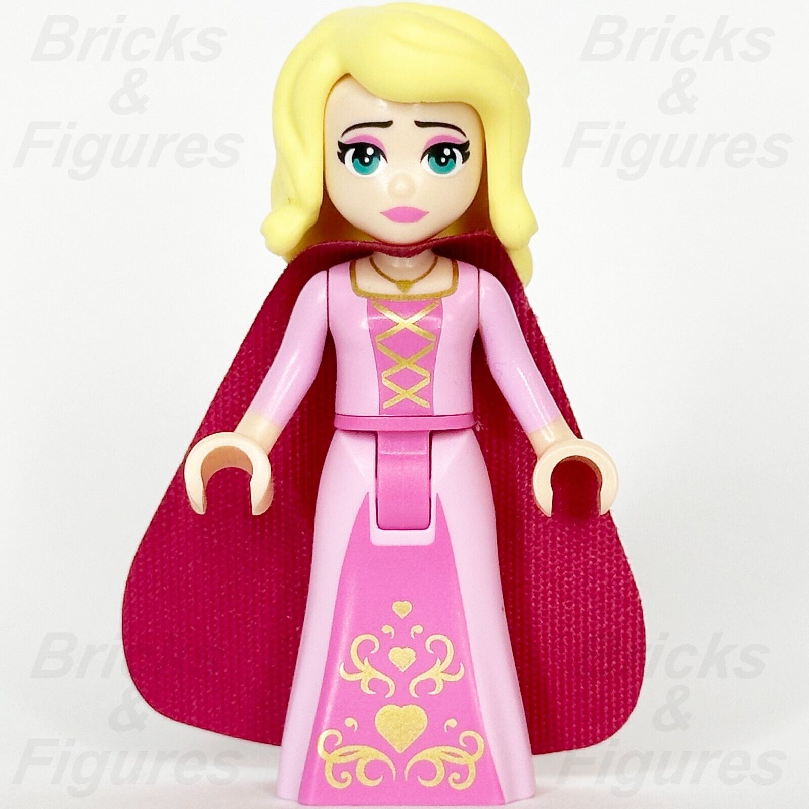 The LEGO Movie 2 Susan Minifigure Pink Dress with Dark Pink Cape 70824 tlm114 - Bricks & Figures