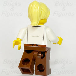 LEGO City Barista Minifigure Female Cafe Worker Apron Cup Name Tag 60469 cty19262