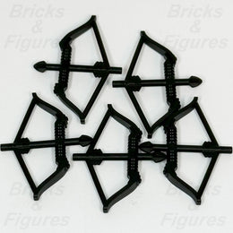 LEGO Black Bow Recurve Minifigure Weapon Part Arrow Drawn Super Heroes 76269 - Bricks & Figures