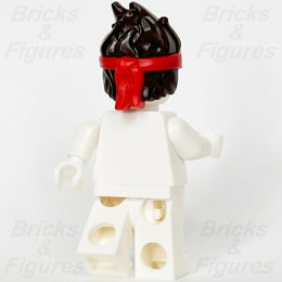 LEGO® Ninjago Kai Dark Brown Spiky Minifigure Hair Part Red Headband 69560pb013