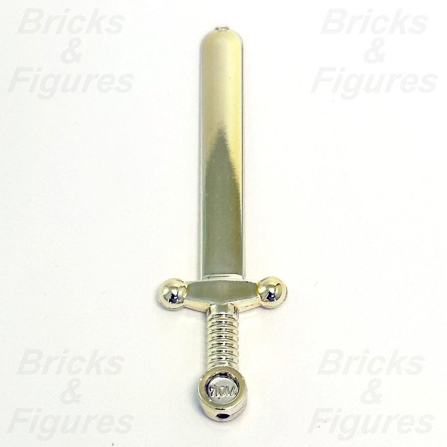 LEGO Chrome Gold Greatsword Sword Blade Minifigure Castle Weapon Part 59 Used0