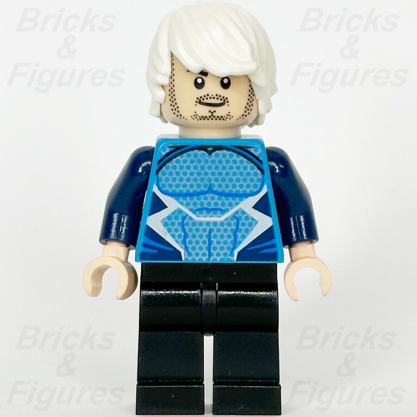 LEGO Super Heroes Quicksilver Minifigure Avengers Age of Ultron 76041 sh0180 - Bricks & Figures