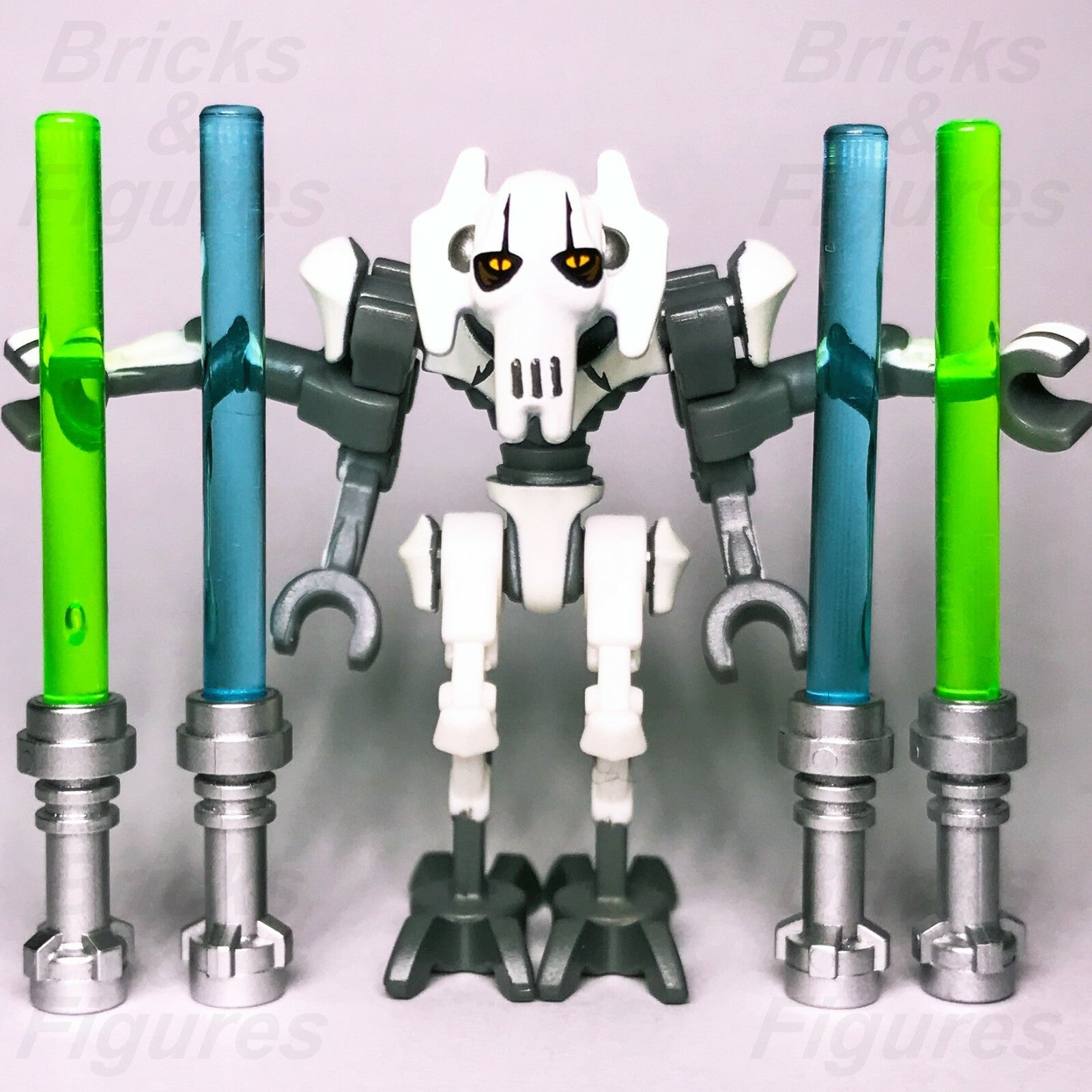 LEGO Star Wars General Grievous Minifigure Cyborg Separatist 75040 75199 Used1