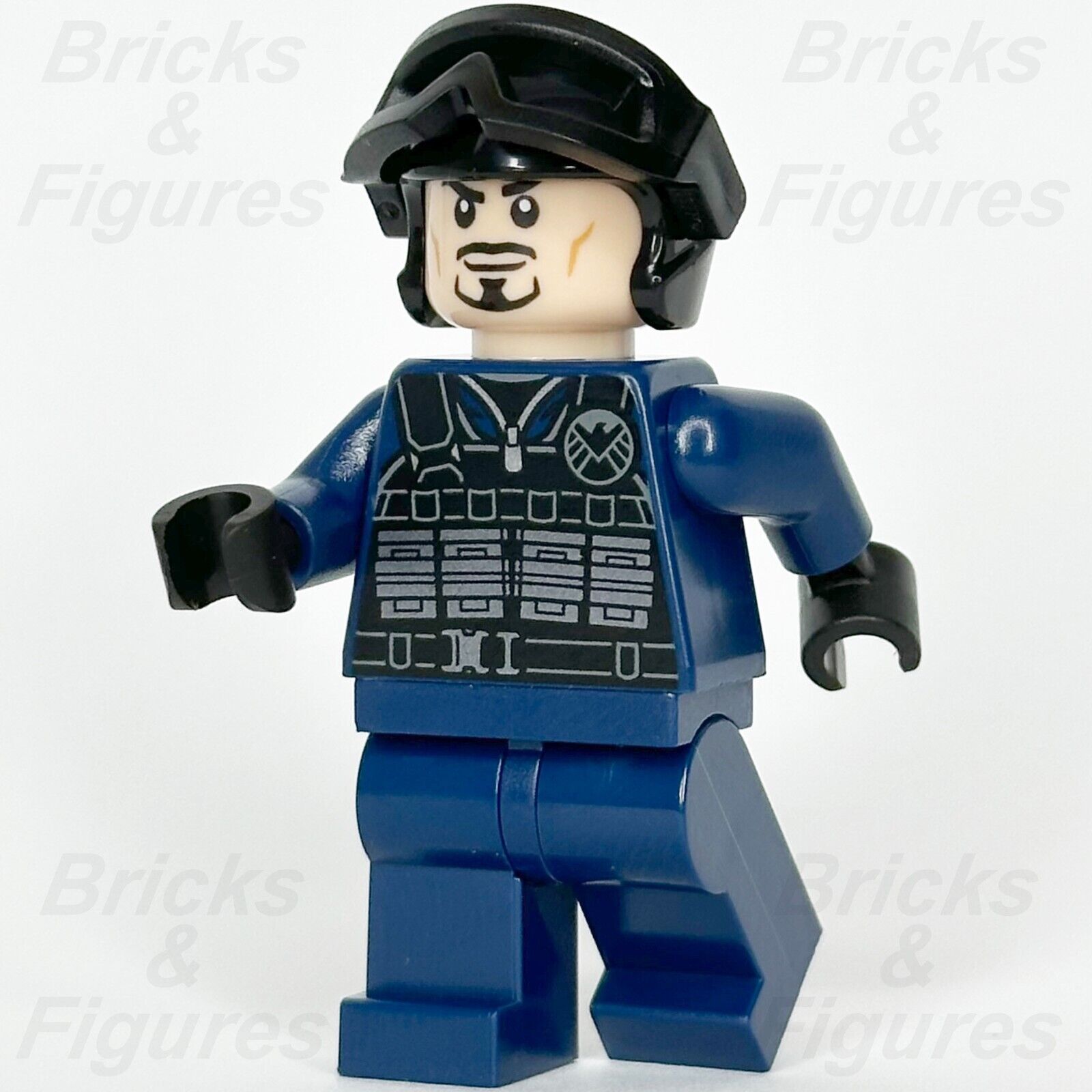 LEGO Super Heroes Shield Agent Tony Stark Minifigure Avengers Marvel 76269 sh919 - Bricks & Figures