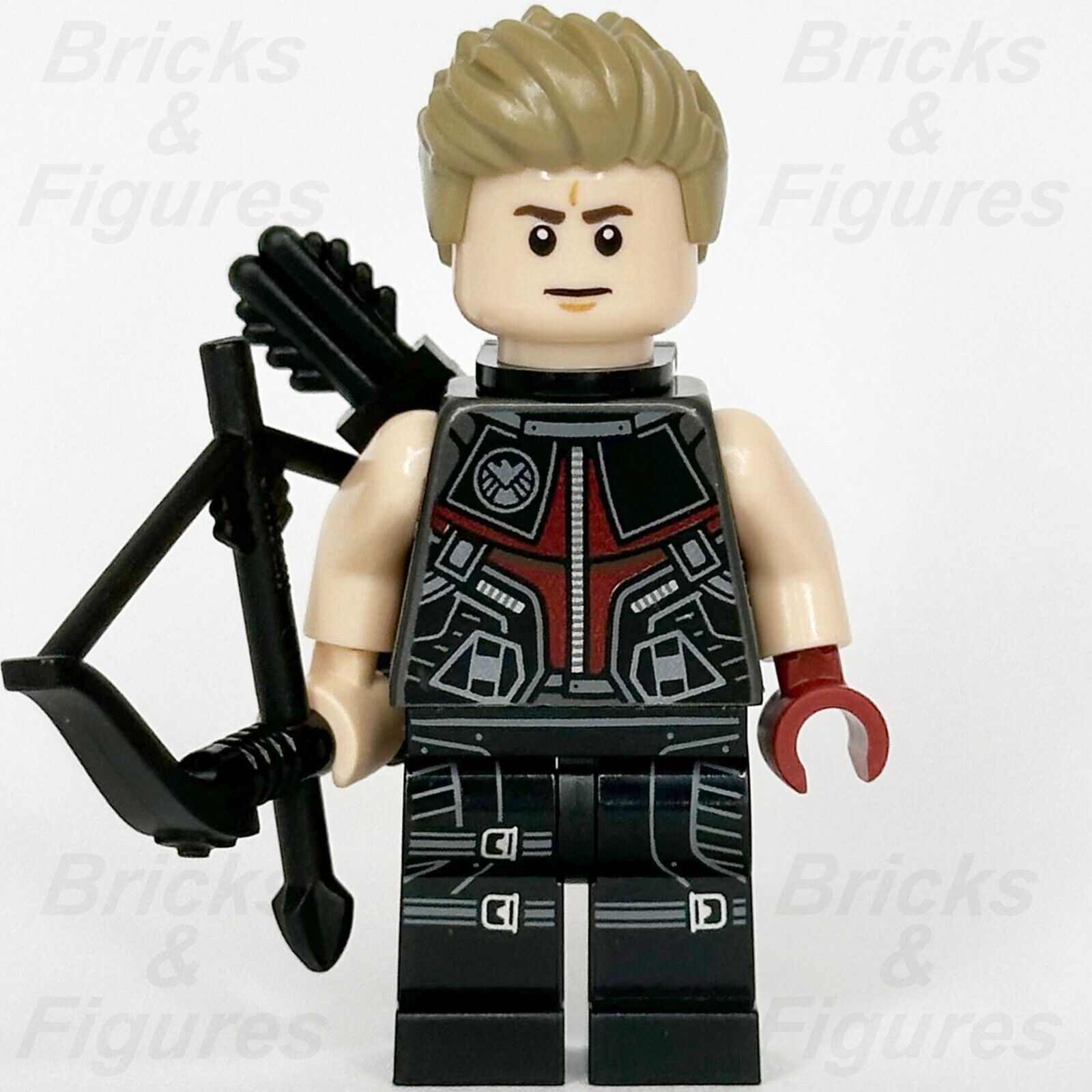 LEGO Super Heroes Hawkeye Minifigure Avengers Marvel Clint Barton 76269 sh925