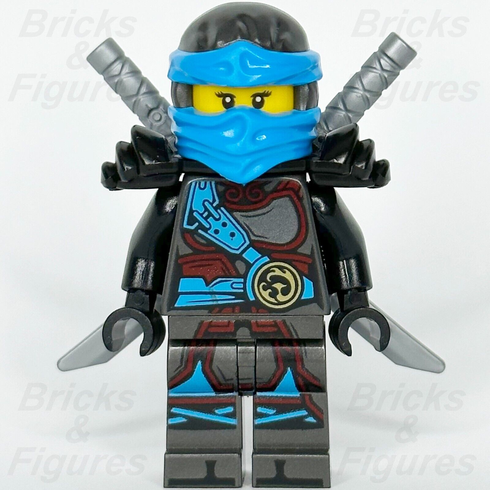 LEGO Ninjago Nya Minifigure Hands of Time Black Armour Water Ninja 70625 njo278 - Bricks & Figures