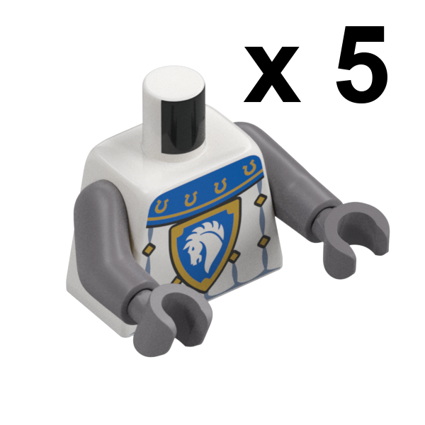 LEGO Minifigure Torso Part 6554518 76382 Castle Horse Knight King Body 31168 x 50