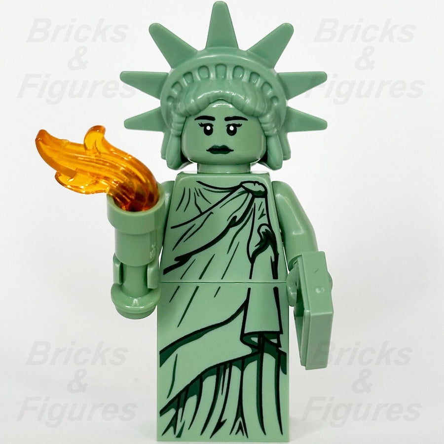 LEGO Creator Lady Liberty Minifigure Model Statue of Liberty Town 40519 twn443 - Bricks & Figures