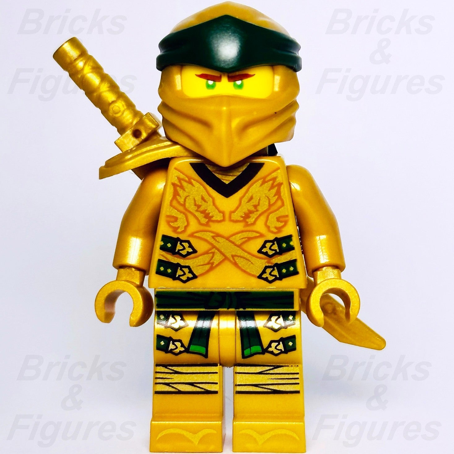 LEGO Ninjago Lloyd Minifigure Golden Ninja Legacy Garmadon 71742 njo0654 Armour0
