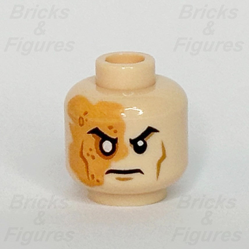 LEGO Shredder Minifigure Head Part Teenage Mutant Ninja Turtles Scarred Face0