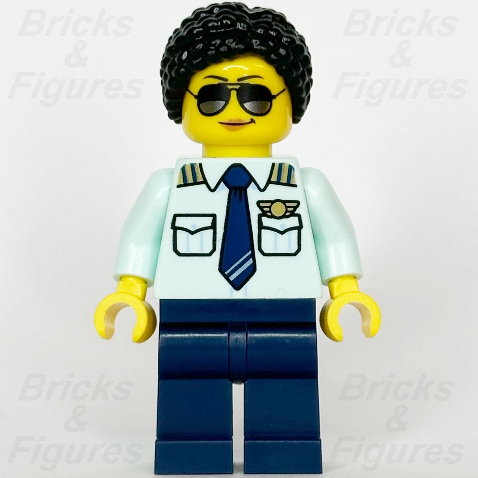 LEGO City Passenger Plane Pilot Minifigure Female Minifig Town 60367 cty16781