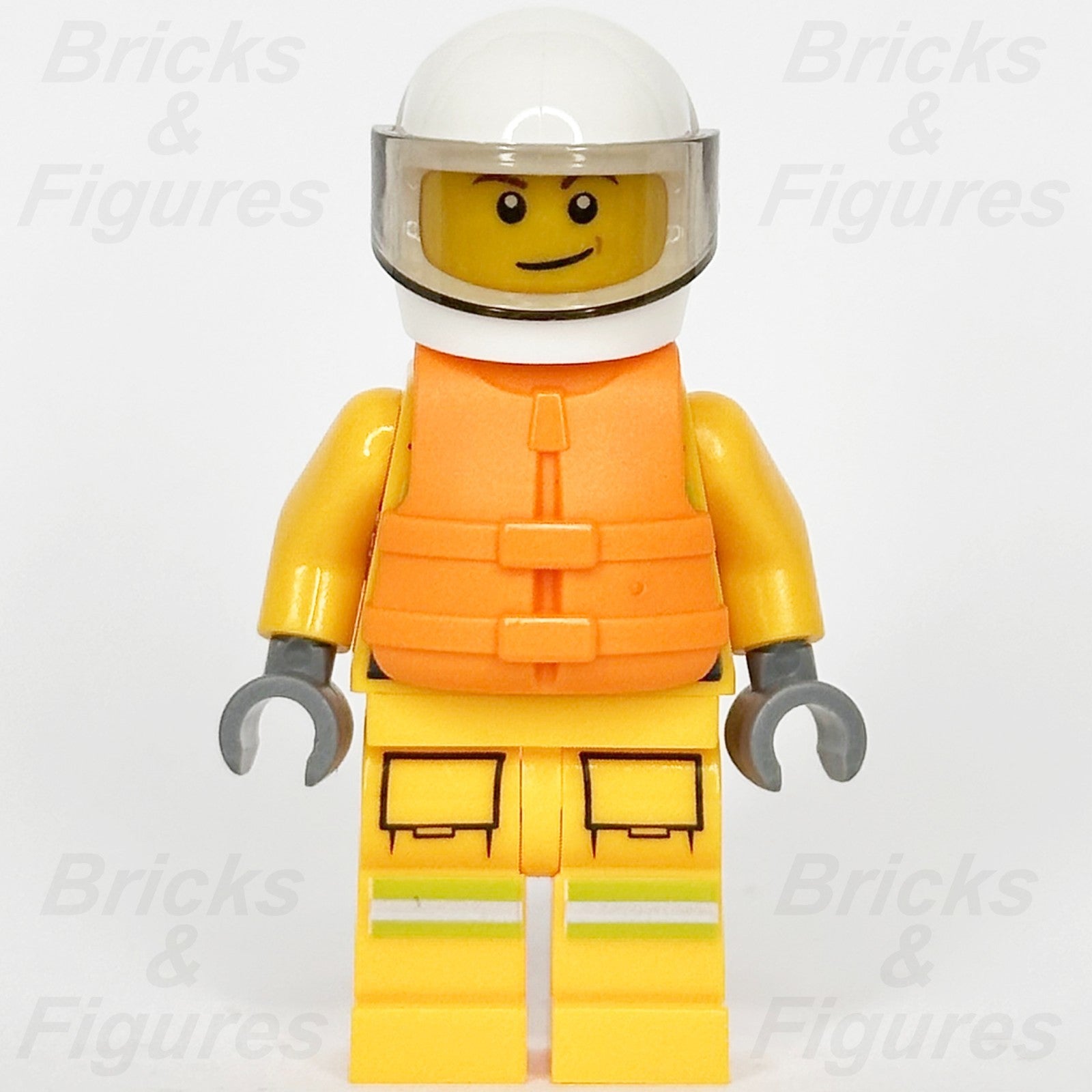 LEGO City Fireman Firefighter Minifigure Fire Life Jacket 30368 cty1157 Town1