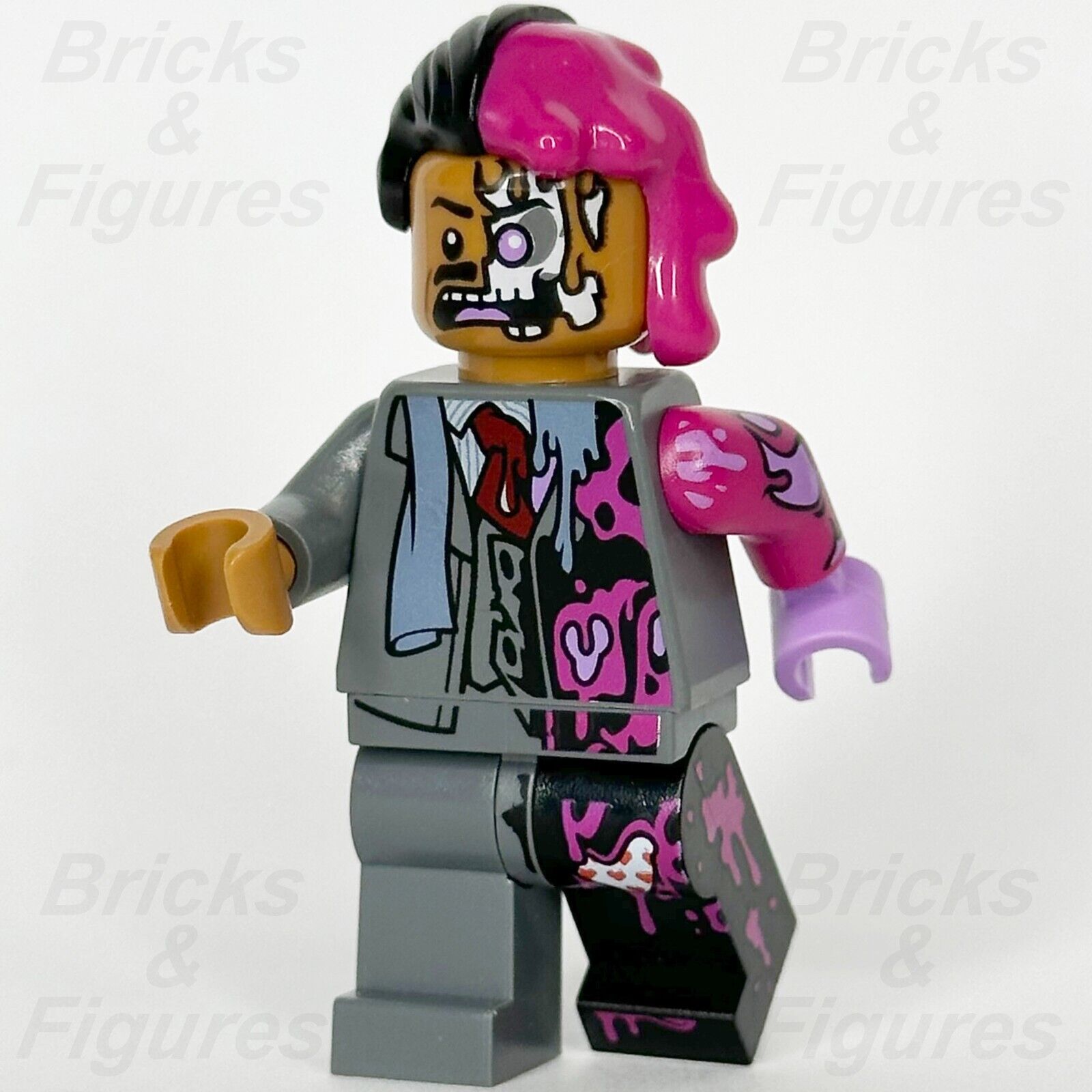 LEGO Super Heroes Two-Face Minifigure The Batman Movie DC 70915 sh0395 Minifig - Bricks & Figures