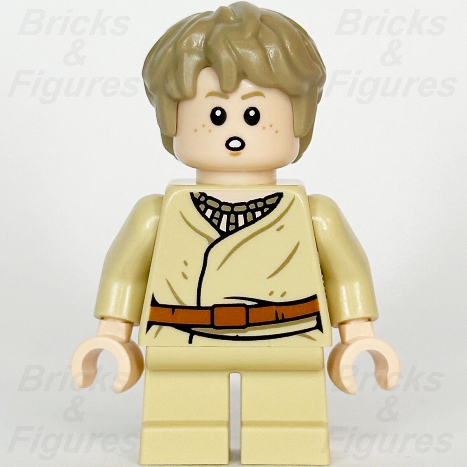 LEGO Star Wars Anakin Skywalker Minifigure Episode 1 Boy Slave 75383 sw1332 - Bricks & Figures