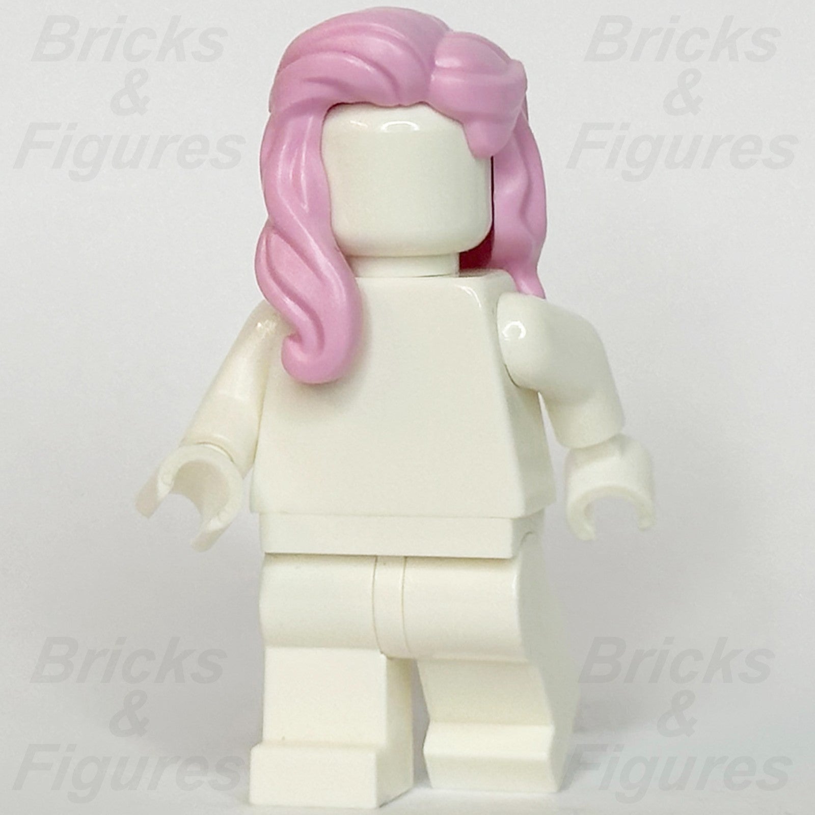 LEGO Bright Pink Female Hair Minifigure Part Long Parted on Left 6585162 69861
