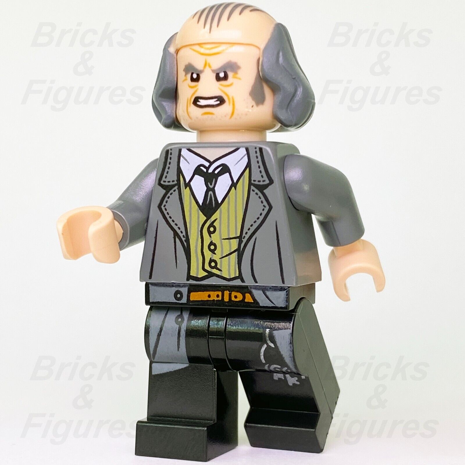 LEGO Harry Potter Argus Filch Minifigure Hogwarts Caretaker 75953 hp140 Minifig - Bricks & Figures