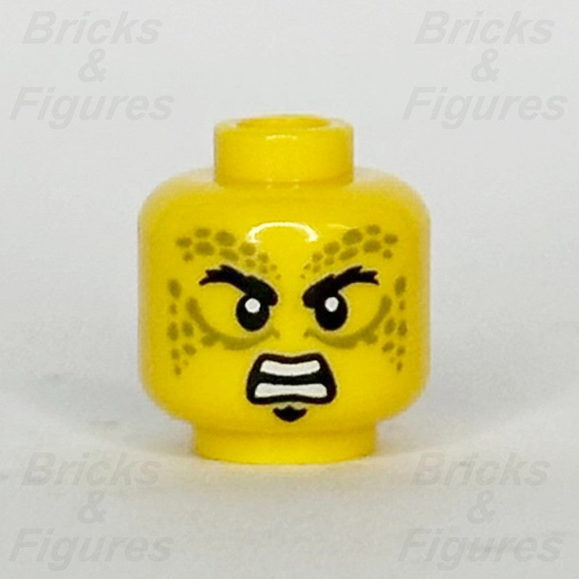 LEGO Dungeons & Dragons Gith Warlock Minifigure Head Part Male Yellow 710470
