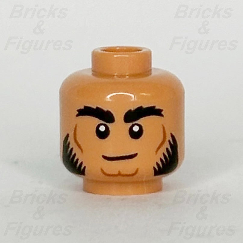 LEGO® Dungeons & Dragons Halfling Druid Minifigure Head Part Nougat 3626pb36800