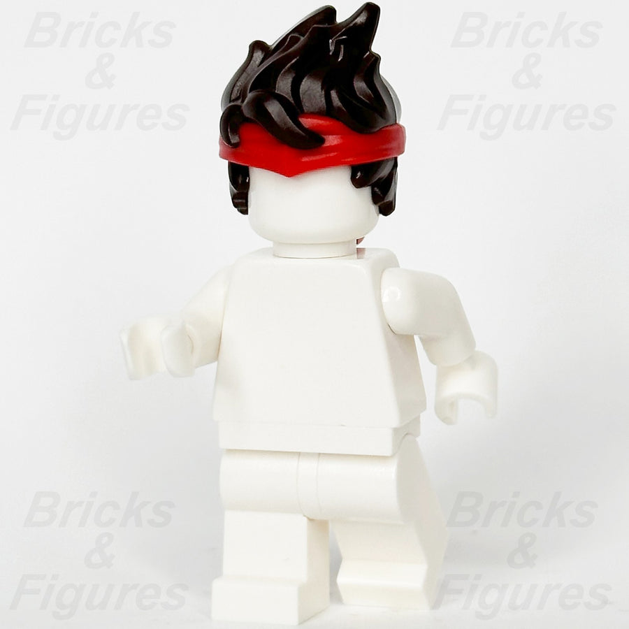 LEGO® Ninjago Kai Dark Brown Spiky Minifigure Hair Part Red Headband 69560pb011