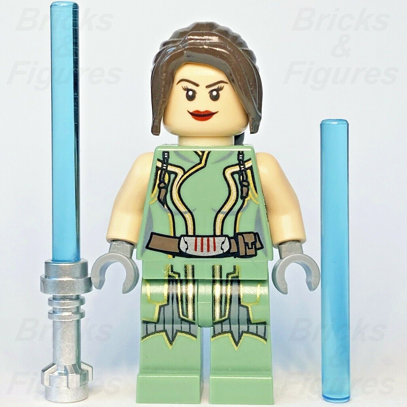 LEGO Star Wars Satele Shan Minifigure Jedi Grand Master Old Republic 9497 sw0389 - Bricks & Figures