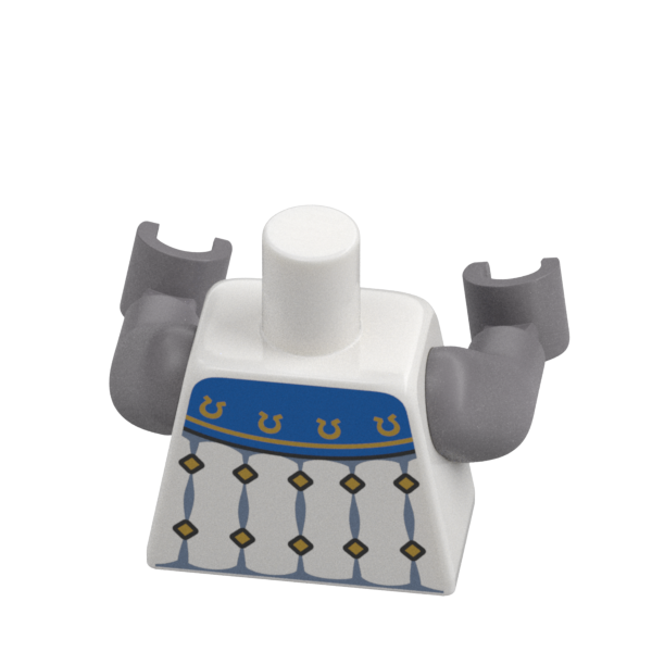 LEGO Minifigure Torso Part 6554518 76382 Castle Horse Knight King Body 311681