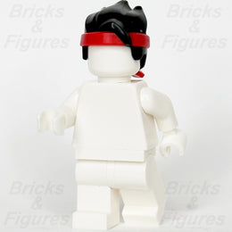 LEGO Monkie Kid Black Spiked Minifigure Hair Part Red Headband Minifig 66912pb011