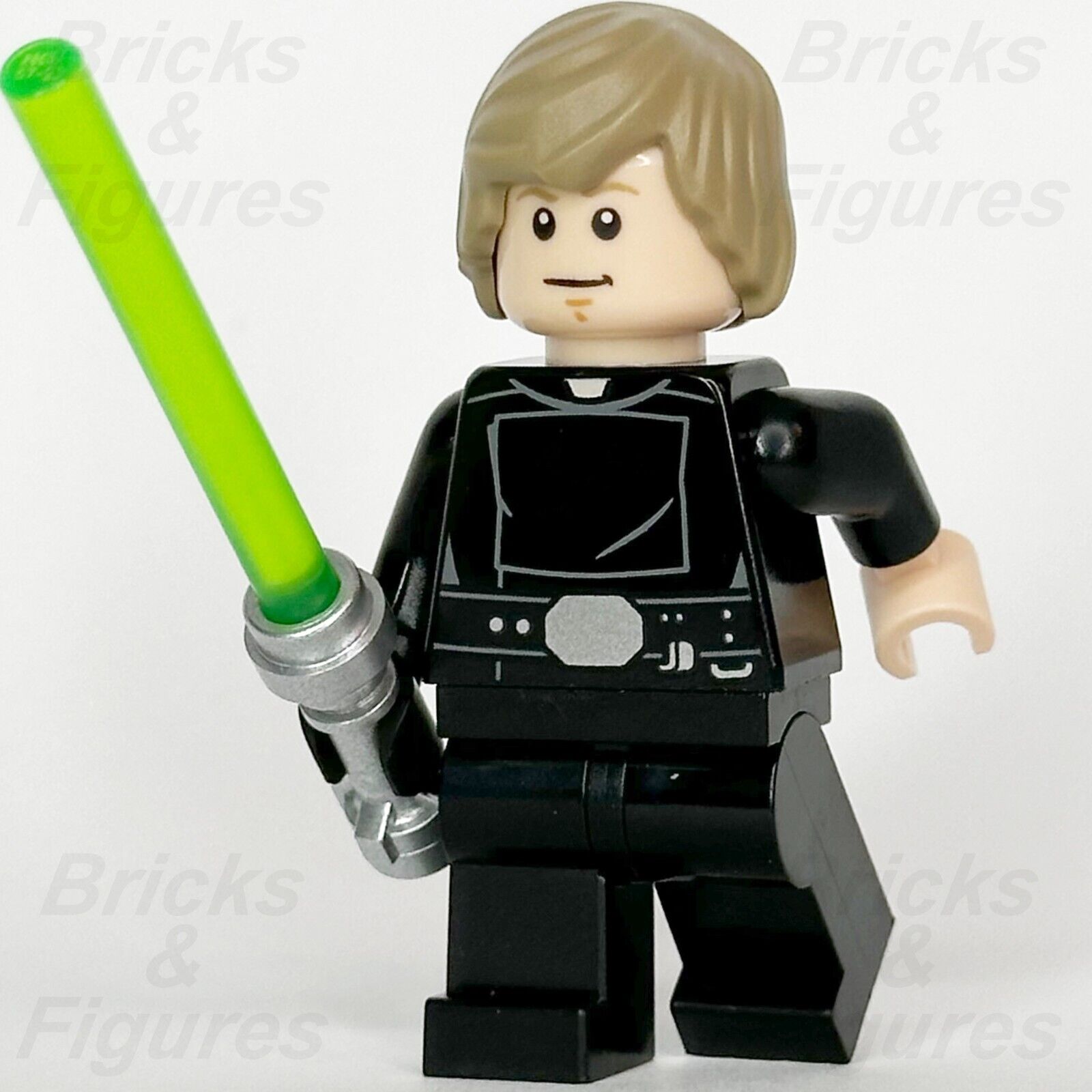 LEGO Star Wars Luke Skywalker Minifigure Jedi Master Shaggy Hair 75352 sw1262 - Bricks & Figures