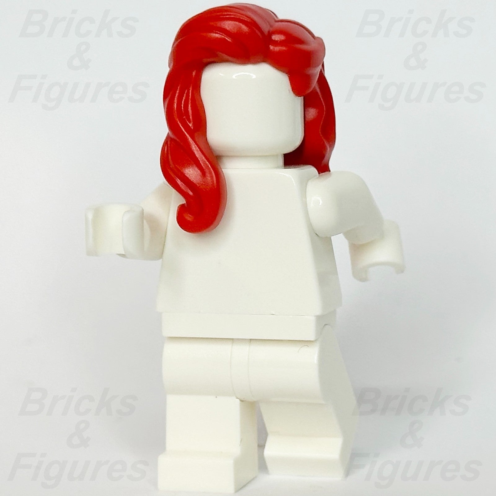 LEGO Red Female Hair Minifigure Part Long Parted on Left Poison Ivy 6986 763001