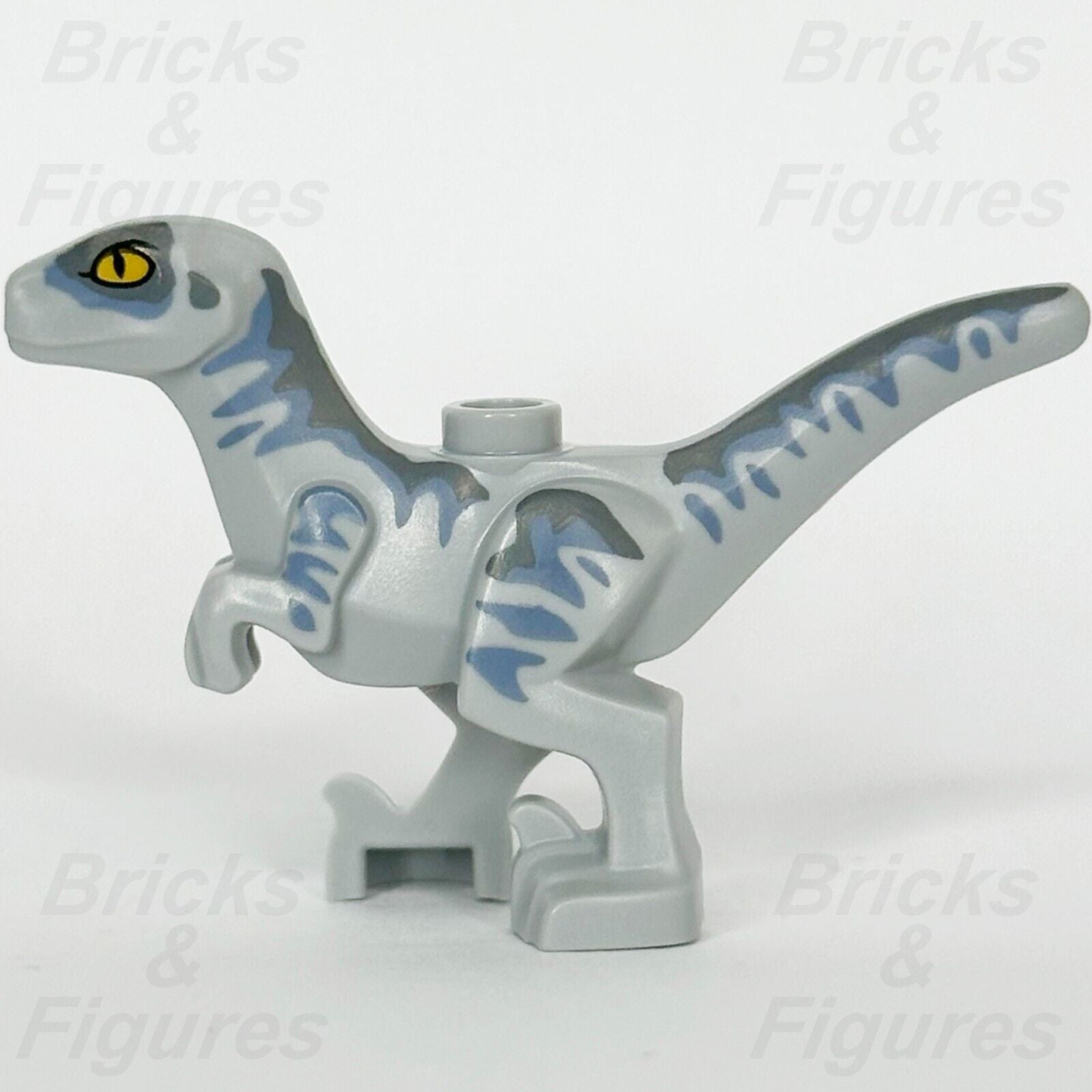 LEGO Jurassic World Baby Raptor Dinosaur Minifigure Part Grey & Blue 76963 76965 - Bricks & Figures
