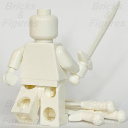 LEGO Castle Sword Minifigure Weapon Part Greatsword Crossguard White 18031 x 52
