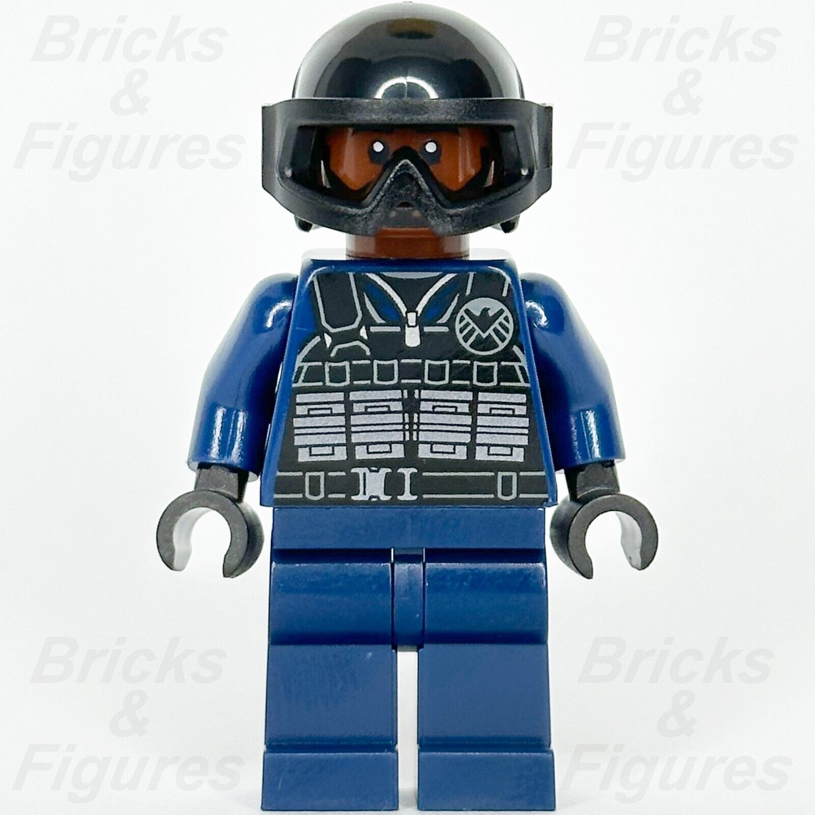 LEGO Super Heroes SHIELD Agent Minifigure Avengers Marvel Male 76269 sh918 - Bricks & Figures