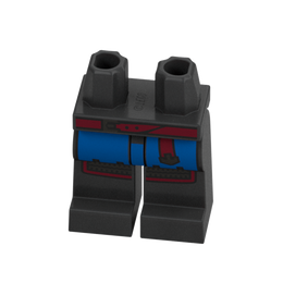 LEGO Minifigure Legs Part 6335666 75101 Castle Black Falcon Pearl Dark Grey x 1 - Bricks & Figures