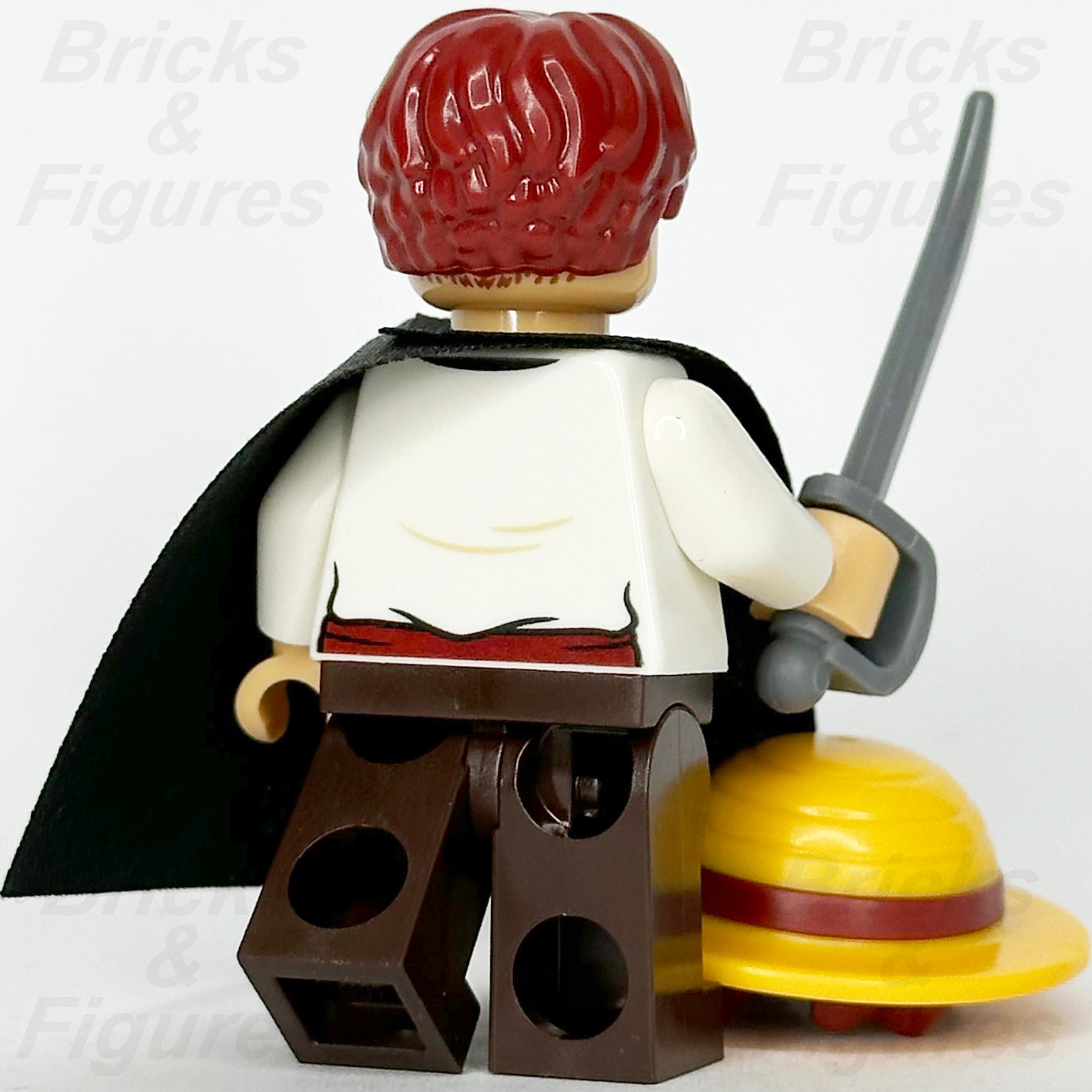 LEGO One Piece Shanks Minifigure Pirate Emperor 75636 op001 with Hat & Sword