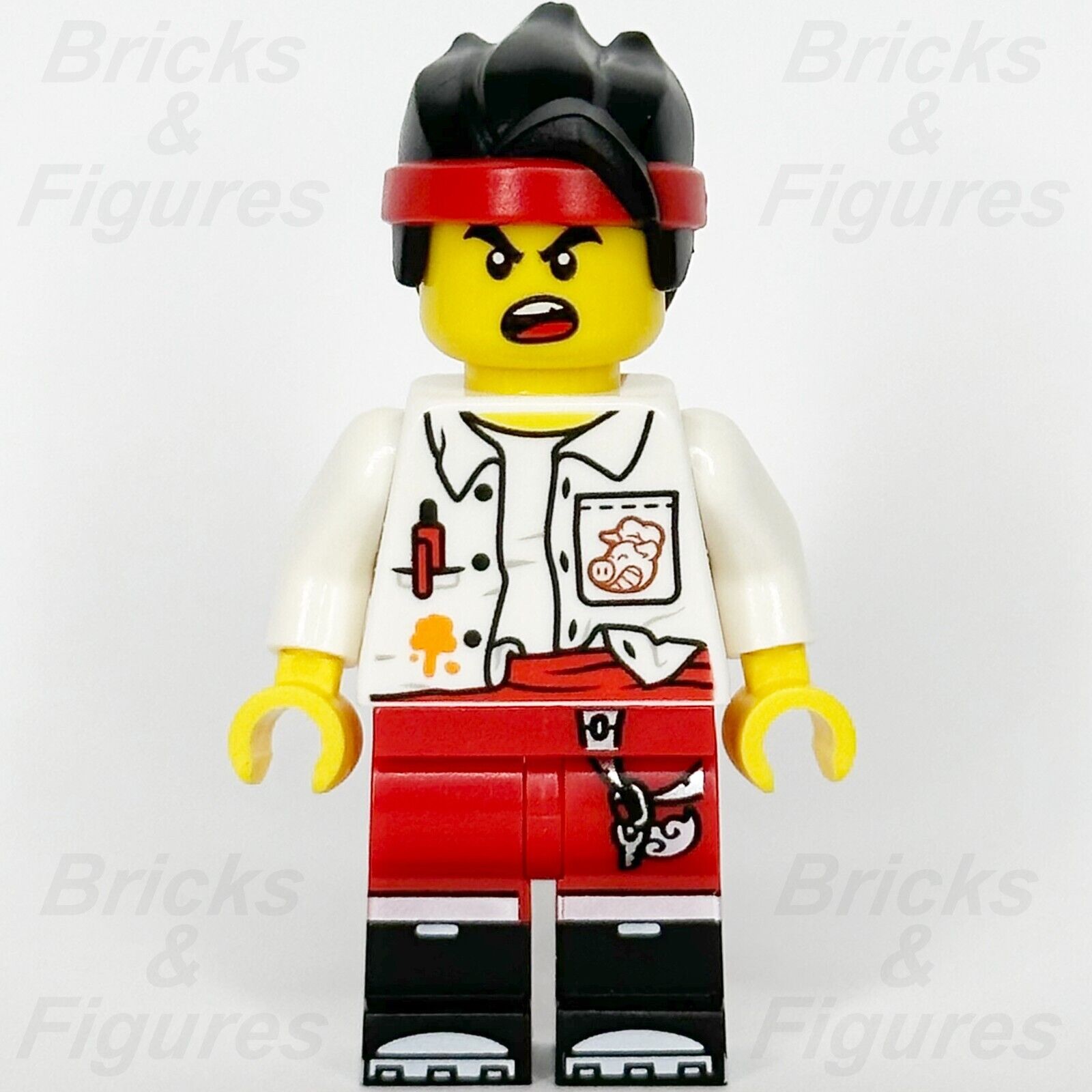 LEGO Monkie Kid Minifigure with White Shirt 80009 80011 30341 mk007 Minifig - Bricks & Figures
